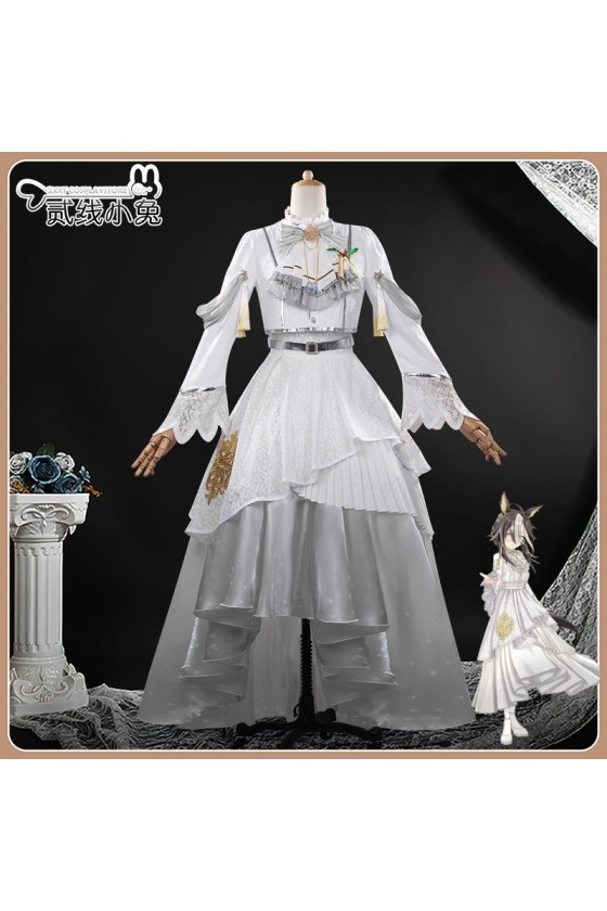 2XXT Cosplay Uma Musume Pretty Derby Dream Journey Christmas White Dress Cosplay Costume